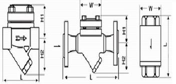 膜盒式疏水閥結(jié)構(gòu)圖 膜盒式疏水閥結(jié)構(gòu)圖